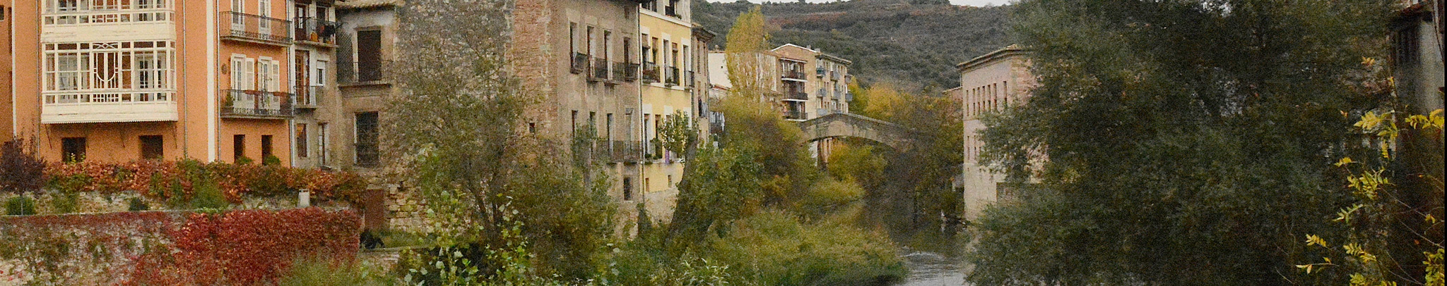 Río Ega a su paso por Estella